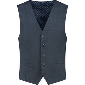 Gents - Gilet stretch blauw - Maat 52