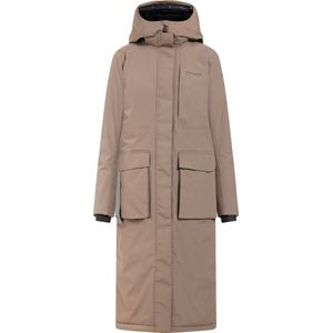 Didriksons LEYA WNS PARKA L 3 Dames Outdoorjas - Mocha Brown - Maat 36