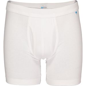 SCHIESSER Long Life Cotton shorts (1-pack) - lang met gulp - wit - Maat: XL