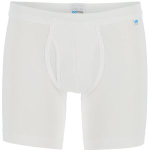 SCHIESSER Long Life Cotton shorts (1-pack) - lang met gulp - wit - Maat: M