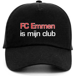 Pet met tekst: FC Emmen is mijn club