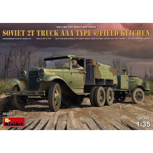 Miniart - Soviet 2 T Truck Aaa Type W/field Kitchen (Min35257) - modelbouwsets, hobbybouwspeelgoed voor kinderen, modelverf en accessoires