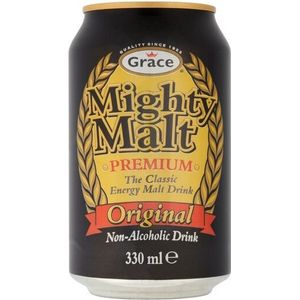Grace - Frisdrank - Mighty Malt - 24 x 0,33 Liter blik