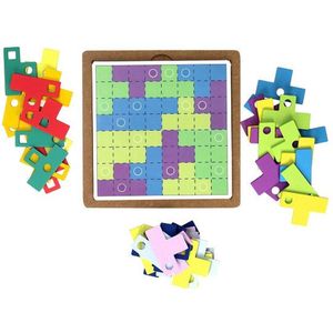 Regenboog Tangram puzzel