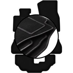 Velours vloermattenset voor: BMW X7 G07 7-zits (2018-)