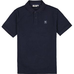 GARCIA Heren Polo Blauw - Maat S