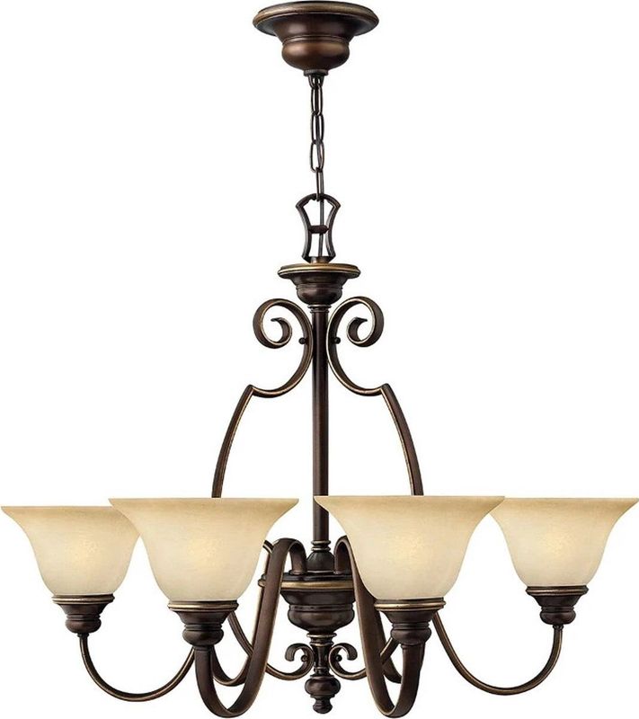 Hinkley LED Kroonluchter | 6X E27 Max 60W | Dimbaar | Antique Bronze