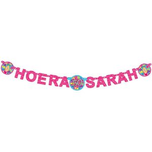 Haza Original Letterslinger ''hoera Sarah'' Multicolor
