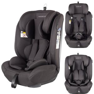 X Adventure Autostoel Premium Groep 1/2/3 9-36 kg (76 tot 150 cm) - Vanaf 15 maanden tot 12 jaar - Gordel - i-Size - Meegroei Autostoel - Zwart