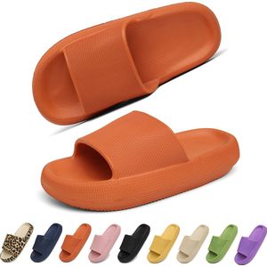 Geweo EK 2024 Oranje Slippers Heren Dames - EVA Badslippers Unisex - Verdikte - Lichtgewicht - Super Zacht aan je Voeten - Anti-Slip en Stevig Voetbed - Anti-lawaai - Oranje - Maat 42/43