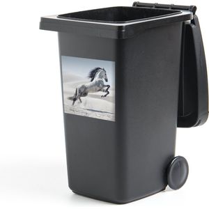 Container sticker Paard - Dieren - Zand - Natuur - 40x40 cm - Kliko sticker