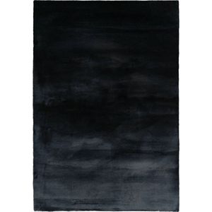 Zacht Fluffy Vloerkleed Hoogpolig - Zwart - 200x290 cm