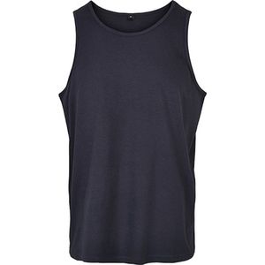 Herentanktop 'Basic' met ronde hals Navy - XL