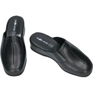 Rohde -Dames - zwart - pantoffels - maat 41.5