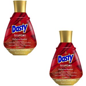 Dasty Parfum Booster - ROYAL INCENSE - Langdurige frisse geur - Set van 2 flessen - Aroma Drops - 240 ml per fles - Perfume Booster