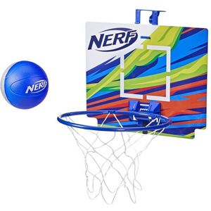 NERF Nerfoop - Classic Mini Foam Basketball and Hoop - Blauw