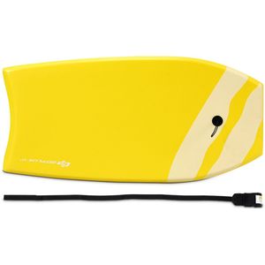COSTWAY Bodyboard, zwemplank, surfplank, voor kinderen en volwassenen, surfboard, sup-board, 104 x 51 x 6 cm