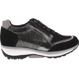 Dames Veterschoenen Xsensible Wembley Black Fantasy Zwart - Maat 37