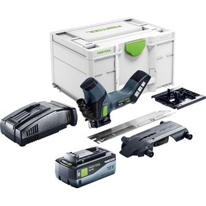 Festool ISC 240 Basic accu-isolatiezaag 18 V 240 mm + 1x accu 8.0 Ah + snellader + Systainer
