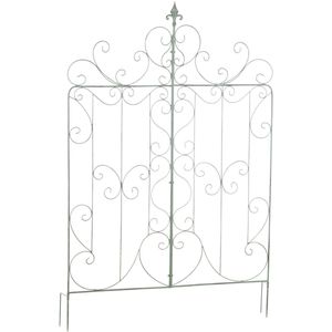 CLP Mandevilla Klimplantrek - Trellis - Klimhek in landelijke stijl - Metaal - antiek/groen