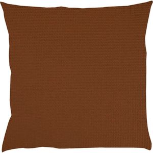 BINK Bedding Sierkussen Wafel (Pique) Caramel 50 x 50 incl vulling