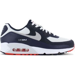 Nike Air Max 90 - Heren Sneakers - Blauw/Wit - Maat 44.5