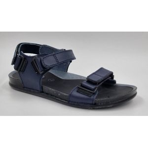 CAMELO - Heren Sandalen - Wandelsandalen - Blauw - Echt Leer - Maat 39