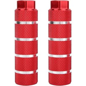 Aluminium Alloy Large Hole Mountain Bike Rocket Launcher Rear Foot Pedal - Anti-slip Rear Feet Pedals - Red - Versterkt met zoekwoorden: fietspedalen, mountainbike. .