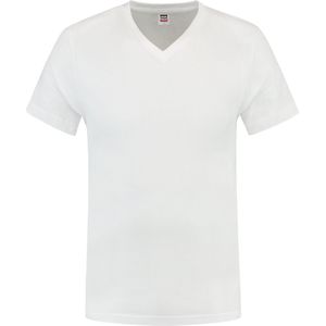 Tricorp 101005 T-Shirt V Hals Slim Fit Wit maat XXL