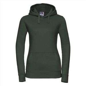 Russell - Authentic Hoodie Dames - Donkergroen - XL