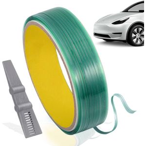 Knife-Free Adhesive Tape with Scraper for Car Wrapping Vinyl Film - 5m, Scratch-free Cutting Tape