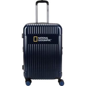 National Geographic Harde Koffer / Trolley / Reiskoffer - 55 cm (S) - Transit - Blauw