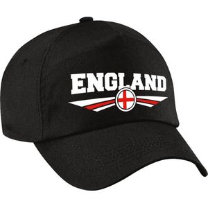 Engeland / England landen pet / baseball cap zwart kinderen