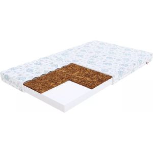 FDM® CALM DUMBO Babymatras 80x160 cm - Koudschuim Baby Matrassen - Hoogte 10 cm H3 en H4 - Kokos - Dubbelzijdig - Afritsbaar hoes wasbaar - Bestand tegen schimmels en andere allergenen - Öko-Tex gecertificeerd