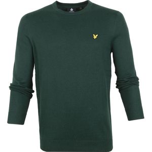 Lyle and Scott - Trui Donkergroen - Heren - Maat L - Regular-fit