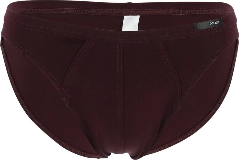 HOM Tencel soft comfort micro briefs (1-pack) - heren micro slip - bordeaux - Maat: M