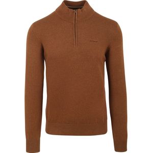 State Of Art Half Zip Trui Hazelnut Bruin - Maat 3XL - Heren - Pullovers