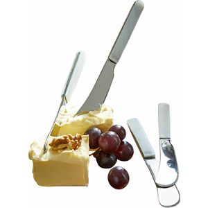 LOBERON Botermesjes set van 4 Latour zilverkleurig