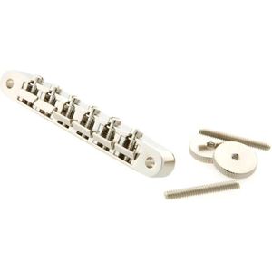 Gibson PBBR-059 ABR-1 Tune-o-matic Ni brug Non-Wire nikkel - Gitaaronderdeel
