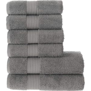 Luxe badhanddoekenset, 100% katoen Hotel- & spa-kwaliteit 2 x grote badhanddoeken 70 x 140, 4 grote handdoeken 50 x 100. Sneldrogende badstof handdoeken Zacht, pluche en zeer absorberend