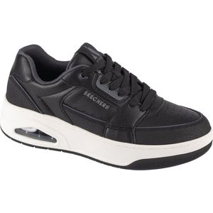 Skechers Uno Court - Low-Post 183140-BLK, Mannen, Zwart, Sneakers, maat: 46