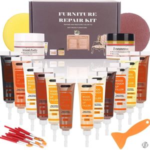 Equivera Laminaat Reparatieset - Laminaat Repareren - Meubel Reparatie - Meubel Reparatieset - Laminaatwax - Laminaat Was - Laminaat Wax - Laminaat Wax Reparatie