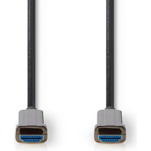 Nedis Actieve Optische Ultra High Speed HDMI-Kabel met Ethernet - HDMI Connector - HDMI Connector - 8K@60Hz - 48 Gbps - 100.0 m - Rond - PVC - Zwart - Gift Box