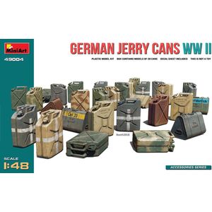 1:48 MiniArt 49004 German Jerry Cans WWII Plastic Modelbouwpakket