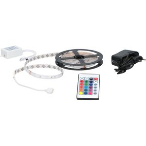 Grundig LED-Strip 3 Meter - met Afstandsbediening - Zelfklevend - Meerkleurig