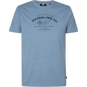 Petrol Industries - Heren Irondale T-Shirt - Blauw - Maat XXXL