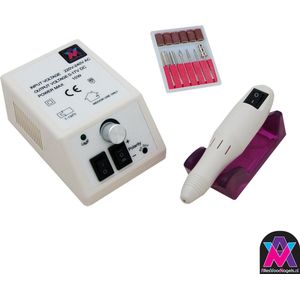 AVN Elektrische nagelvijl Manicure pedicure Tool Machine 6 bits, Professionele Nagelfrees Machine Set