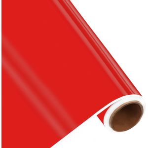 Belle Vous Rode Zelf Klevende Vinyl Rol – 30cm x 3 m – Permanente Wrapfolie Voor Kunst en Hobby Borden Scrapbooken Silhouettes Cameo en Auto Stickers