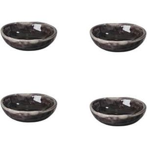 Broste Copenhagen Nordic Coal servies boterschaaltje set van 4 Ø 7 xH 2 cm - Butter Bowl