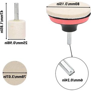 Glas Polijstkit - 100g Ceriumoxide Poeder voor Autoruiten, Wielen en Polijstpads met Zacht Materiaal